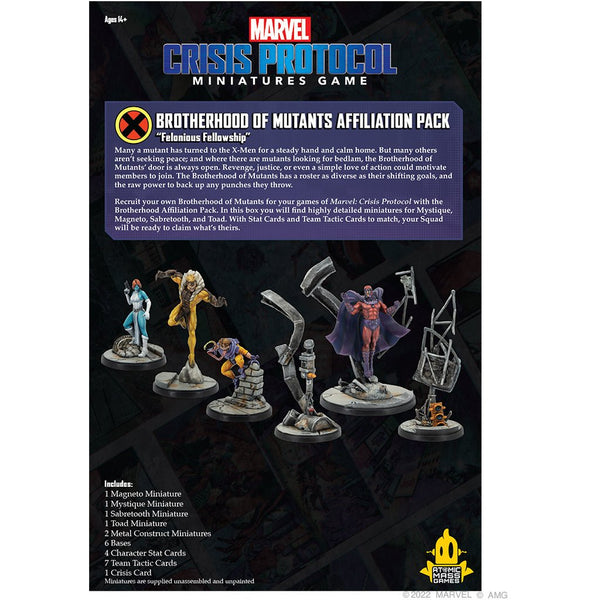 Marvel Crisis Protocol: Brotherhood of Mutants Affiliation Pack - 4