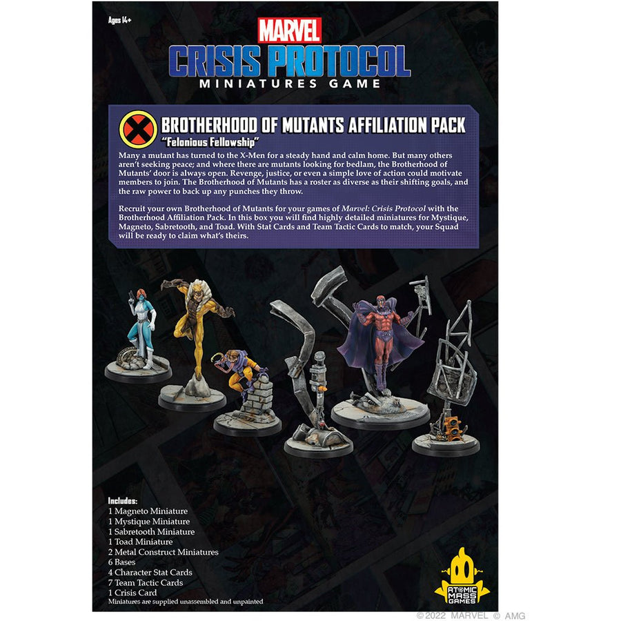 Marvel Crisis Protocol: Brotherhood of Mutants Affiliation Pack - Gathering Games