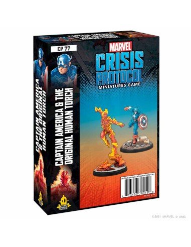 Marvel Crisis Protocol: Captain America and the Original Human Torch - 1