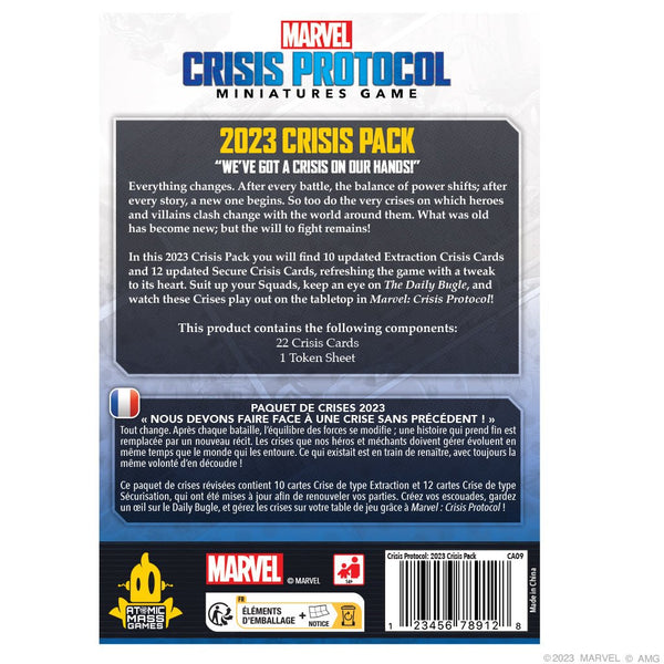 Marvel Crisis Protocol: Crisis Card Pack 2023 - 2