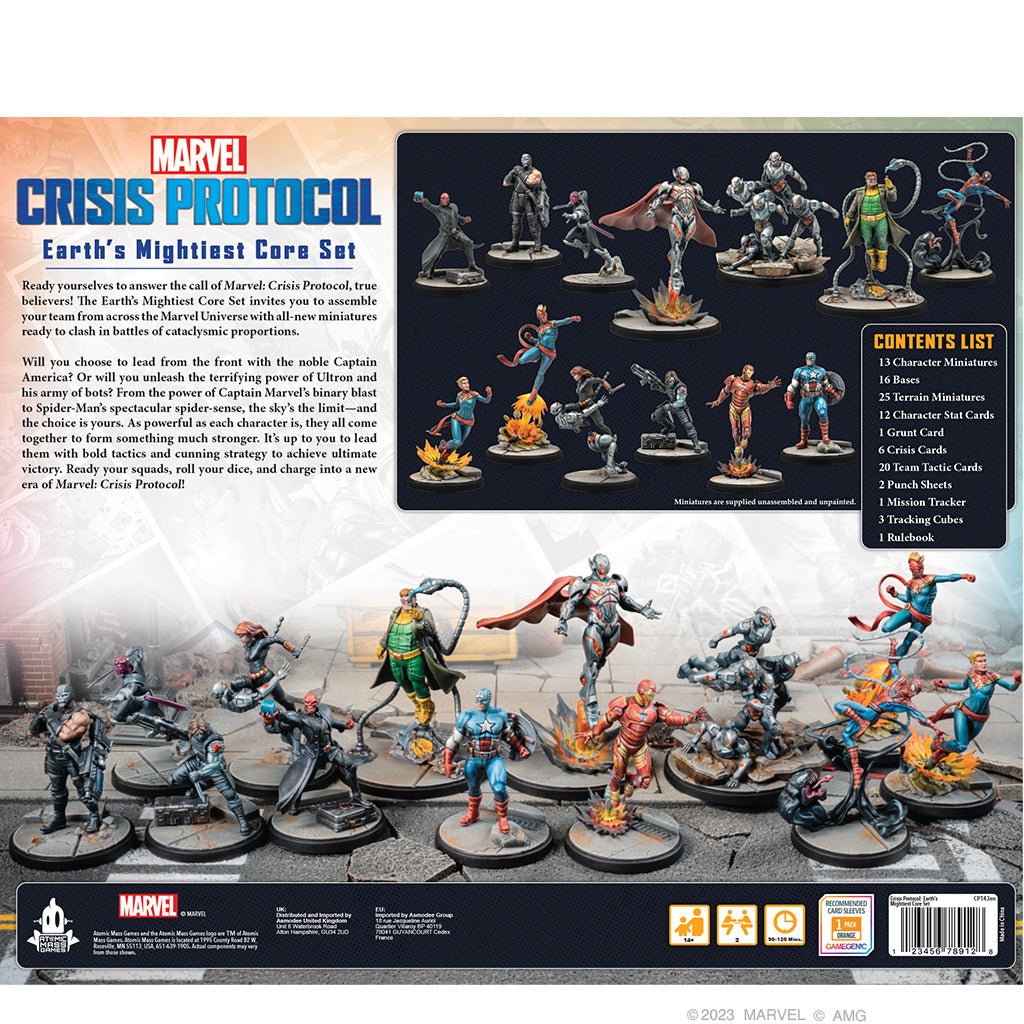 Marvel Crisis Protocol: Earth's Mightiest Core Set | Gathering Games