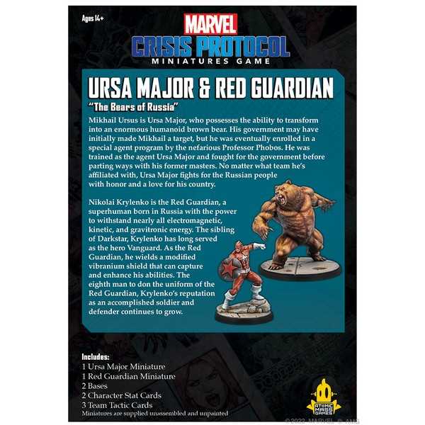 Marvel Crisis Protocol: Ursa Major & Red Guardian - Gathering Games