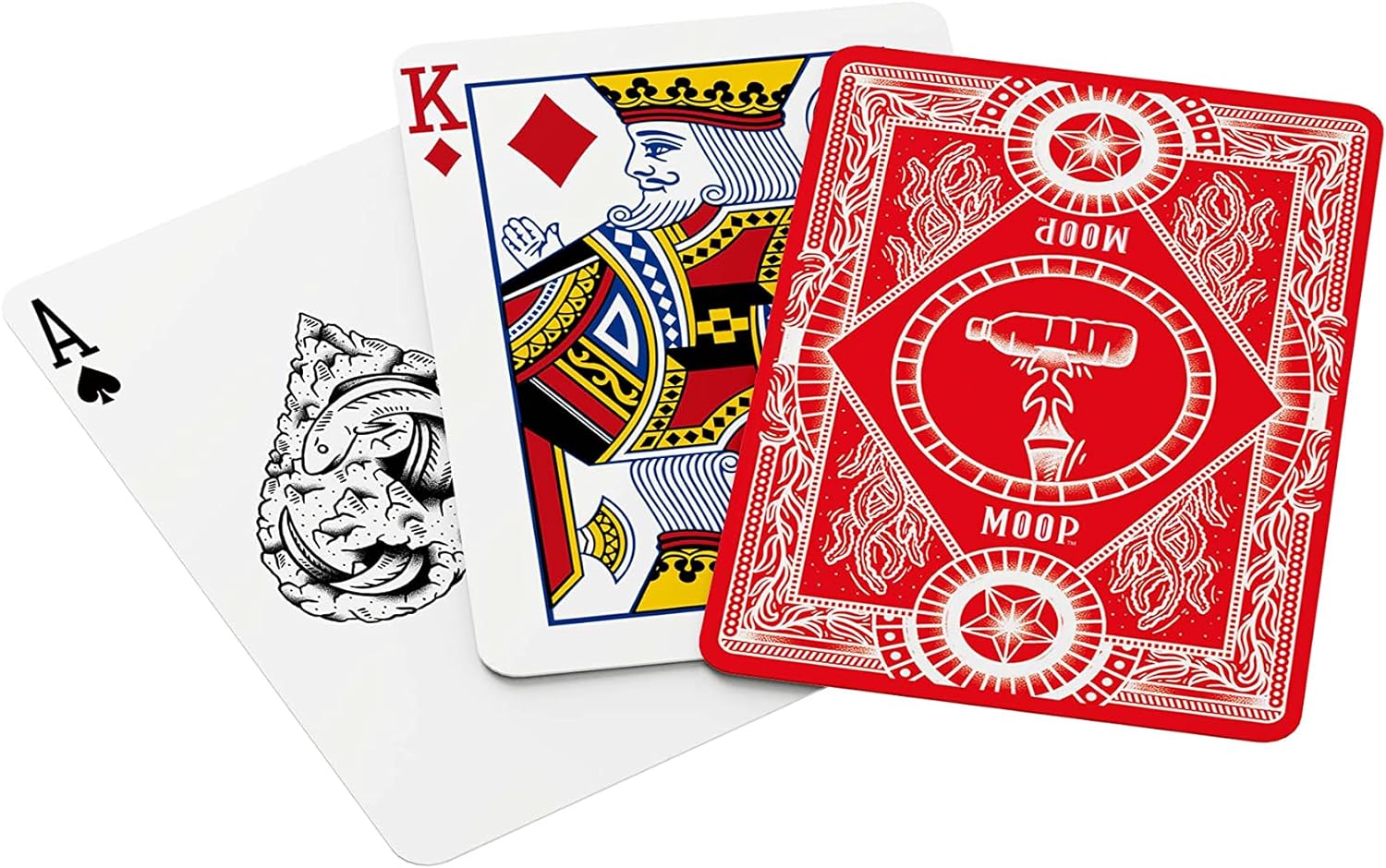 Moop Ocean Plastic Playing Cards - Red | Gathering Games
