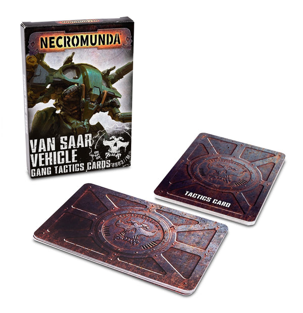 Necromunda: Van Saar Vehicle Gang Tactics Cards - 1