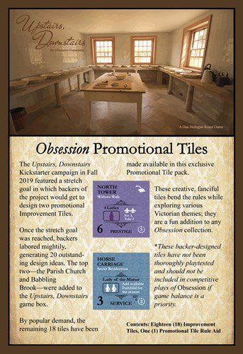 Obsession: 2nd Edition Promo Tiles - Gathering Games