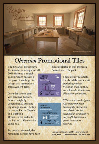Obsession: 2nd Edition Promo Tiles - Gathering Games