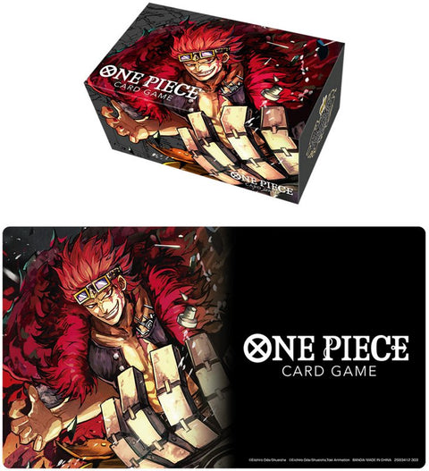 One Piece Card Game: Eustass 'Captain' Kid Playmat and Storage Box Set - Gathering Games