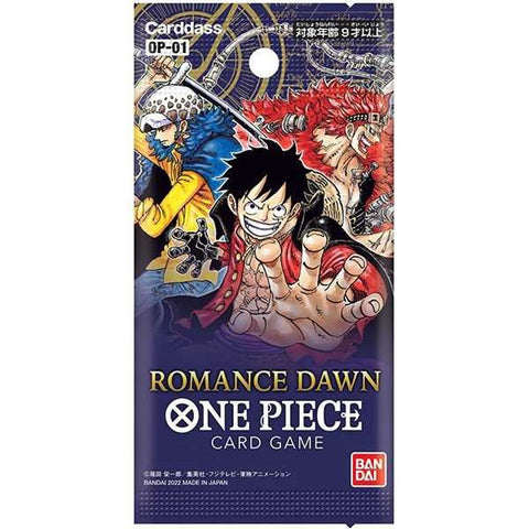 One Piece Card Game - OP-01 Romance Dawn Booster Pack (12 Cards) - Gathering Games