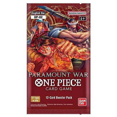 One Piece Card Game - OP-02 Paramount War Booster Pack - Gathering Games