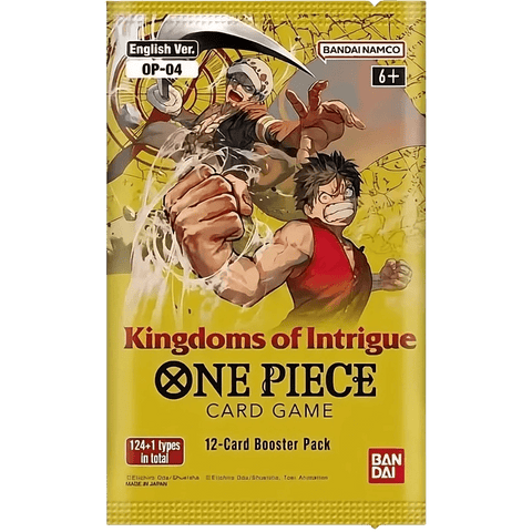 One Piece Card Game: OP-04 Kingdoms of Intrigue Booster Pack - Gathering Games