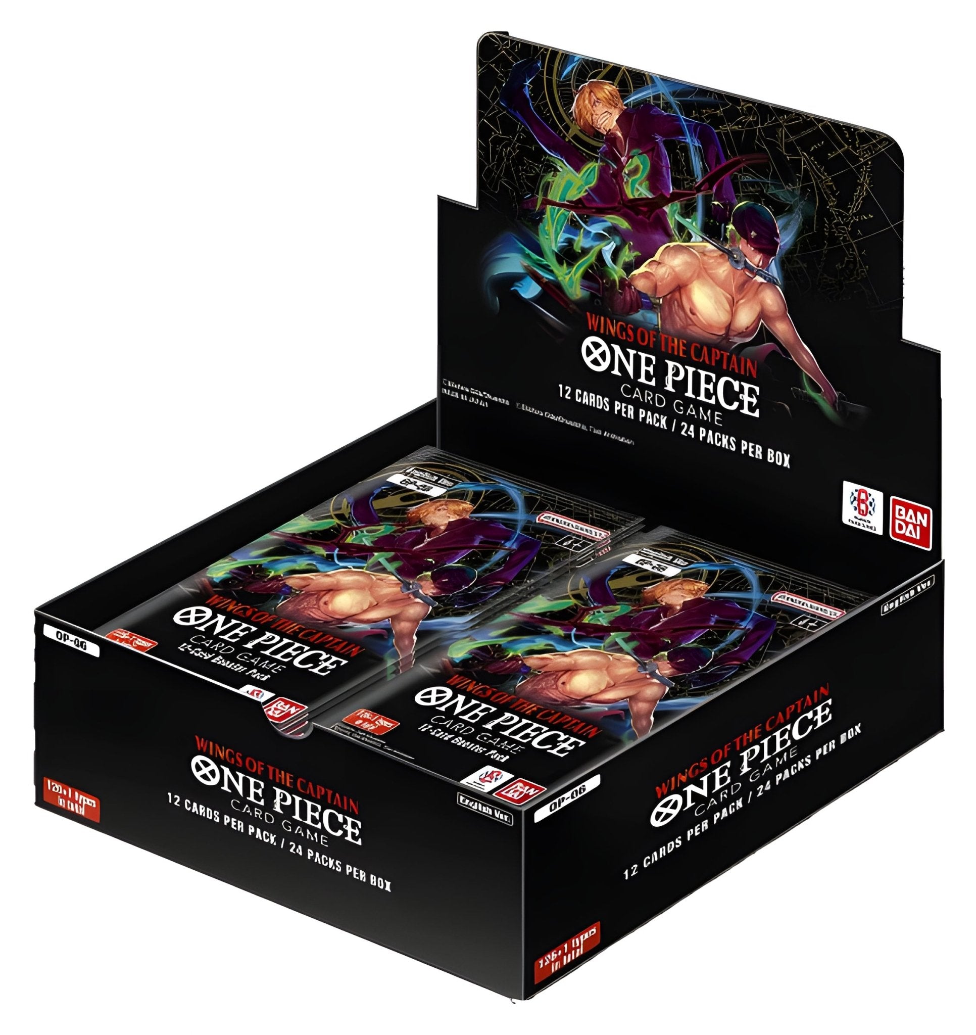 Bandai One Piece Card Game Booster Pack – OP-01 To OP-07 & EB-01, English, Factory Sealed