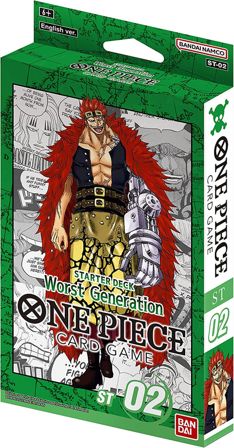 One Piece Card Game: Starter Deck - Worst Generation (ST02) - Gathering Games