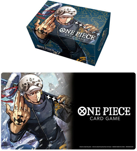 One Piece Card Game: Trafalgar Law Playmat and Storage Box Set - Gathering Games