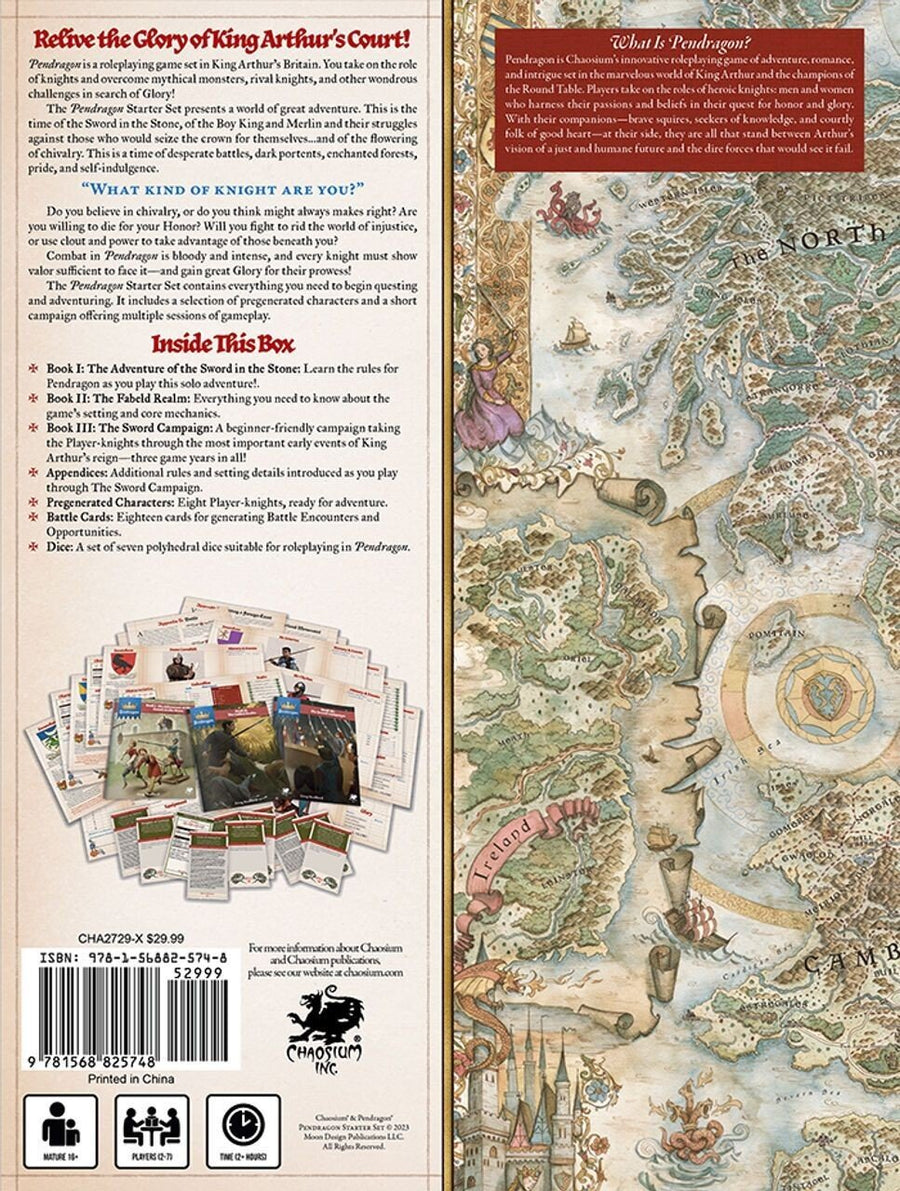 Pendragon Starter Set: Relive the Glory of King Arthur’s Court! - Gathering Games