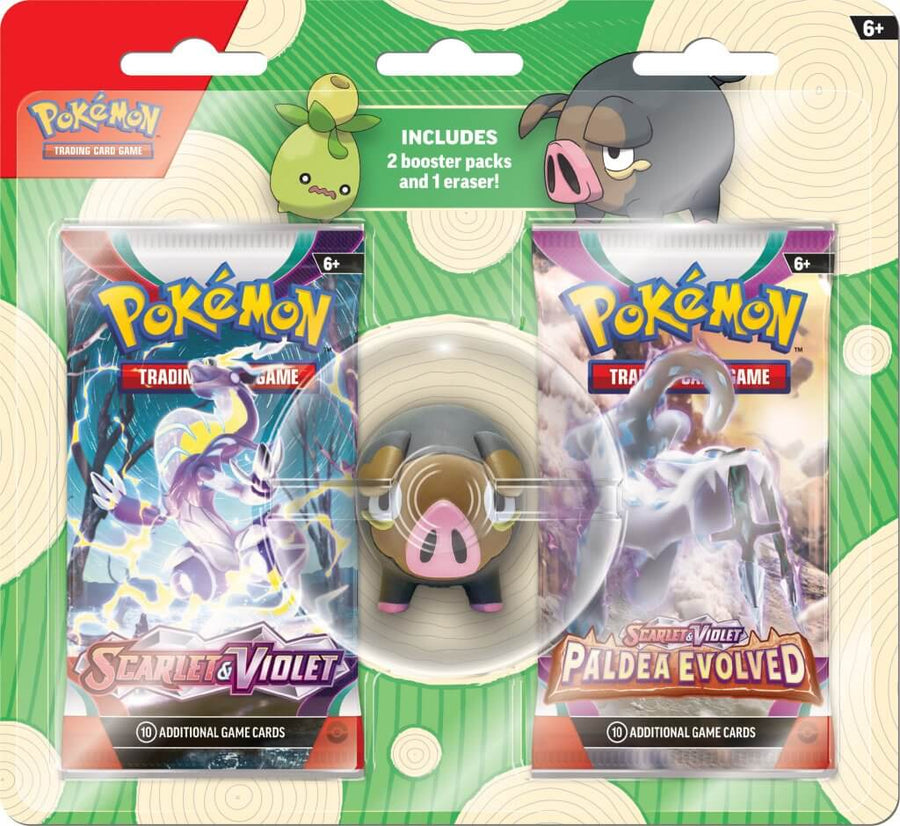Pokemon TCG: Back to School Eraser Blister (2023) – Smoliv/Lechonk - Gathering Games