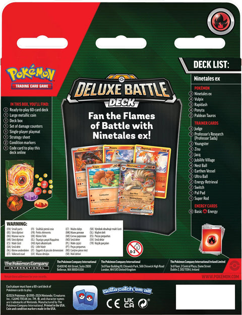 Pokemon TCG: Deluxe Battle Deck - Ninetales ex - Gathering Games