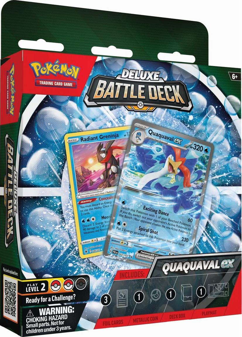 Pokemon TCG: Deluxe Battle Deck - Quaquaval ex - Gathering Games
