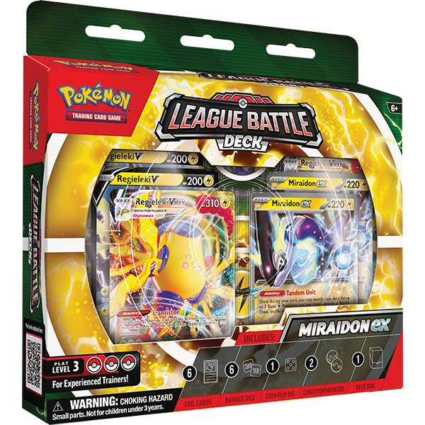 Pokemon TCG: Miraidon ex League Battle Deck - Gathering Games
