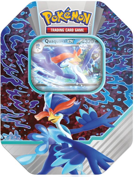 Pokemon TCG: Paldea Partners Tin - Quaquaval - Gathering Games