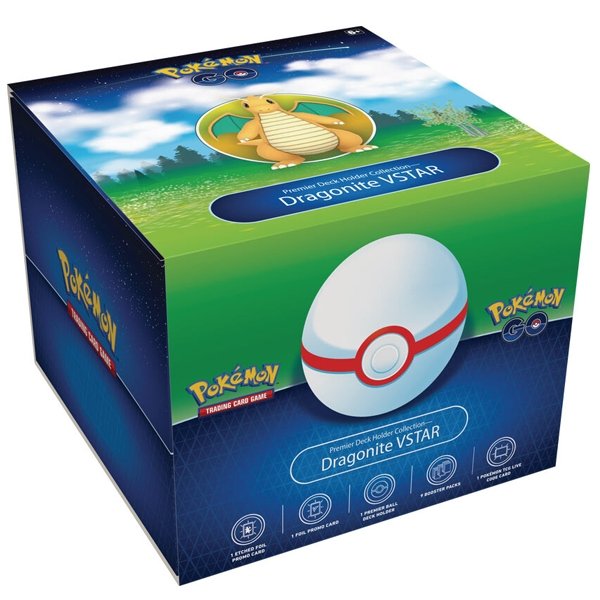 Pokemon TCG - Pokemon GO - Premier Deck Holder Collection Dragonite VSTAR - Gathering Games