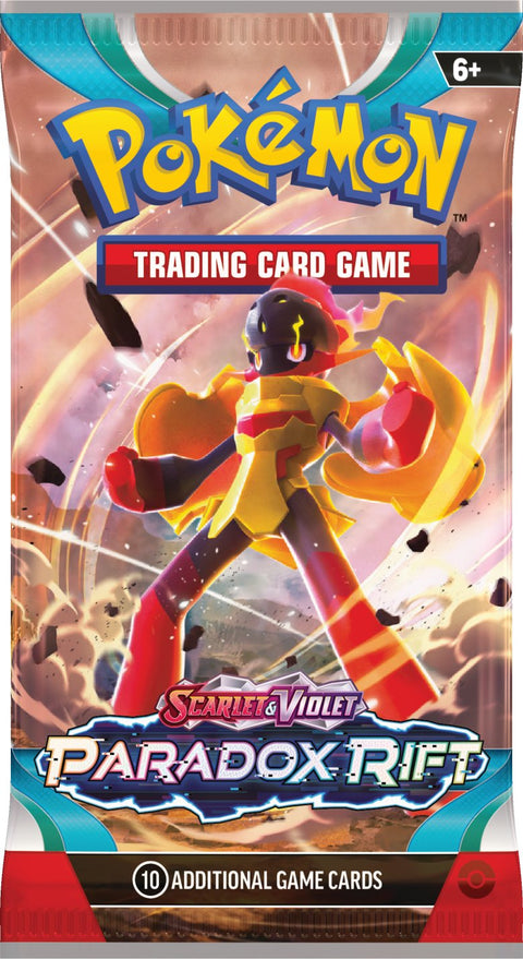 Pokemon TCG: Scarlet & Violet 4 - Paradox Rift 6 x Booster Packs - Gathering Games