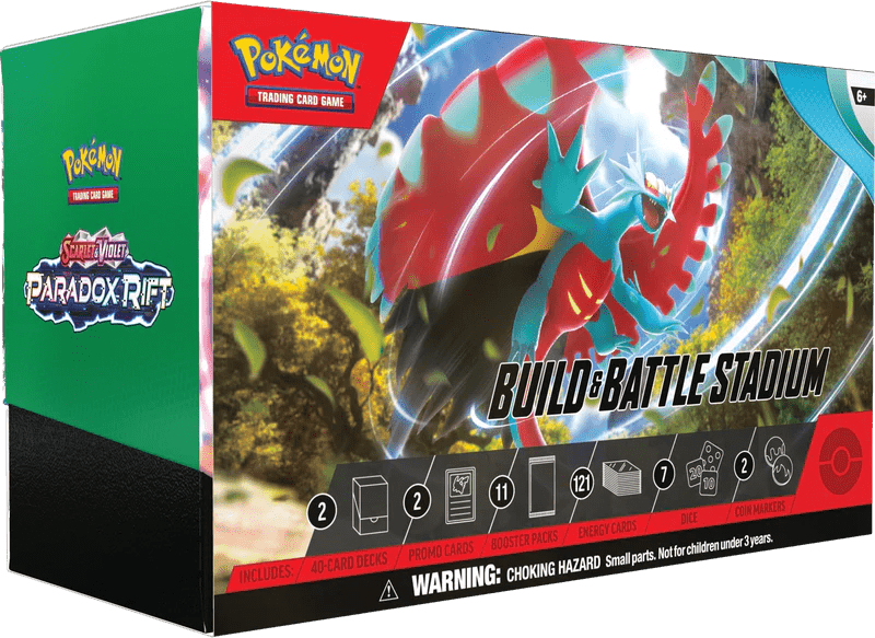 Pokemon TCG: Scarlet & Violet 4 - Paradox Rift Build & Battle Stadium - Gathering Games