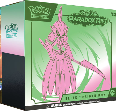 Pokemon TCG: Scarlet & Violet 4 - Paradox Rift Elite Trainer Box - Iron Valiant - Gathering Games