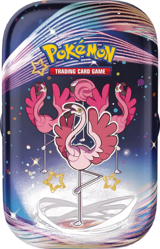 Pokemon TCG: Scarlet & Violet 4.5 - Paldean Fates Mini Tin - Flamigo - Gathering Games