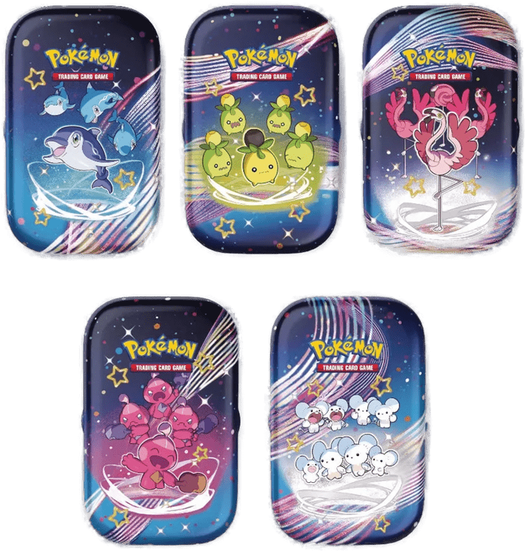 Pokemon TCG: Scarlet & Violet 4.5 - Paldean Fates Mini Tin - Set of Five - Gathering Games