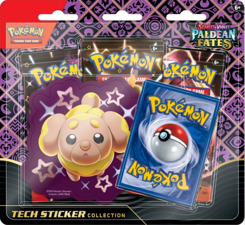 Pokemon TCG: Scarlet & Violet 4.5 - Paldean Fates Tech Sticker Collection - Fidough - Gathering Games