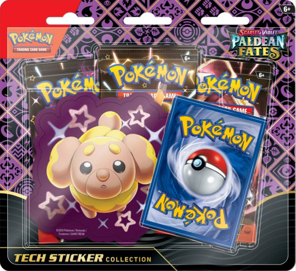 Pokemon TCG: Scarlet & Violet 4.5 - Paldean Fates Tech Sticker Collection - Fidough - 1