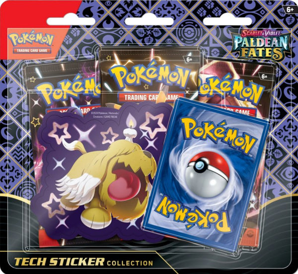 Pokemon TCG: Scarlet & Violet 4.5 - Paldean Fates Tech Sticker Collection - Greavard - 1