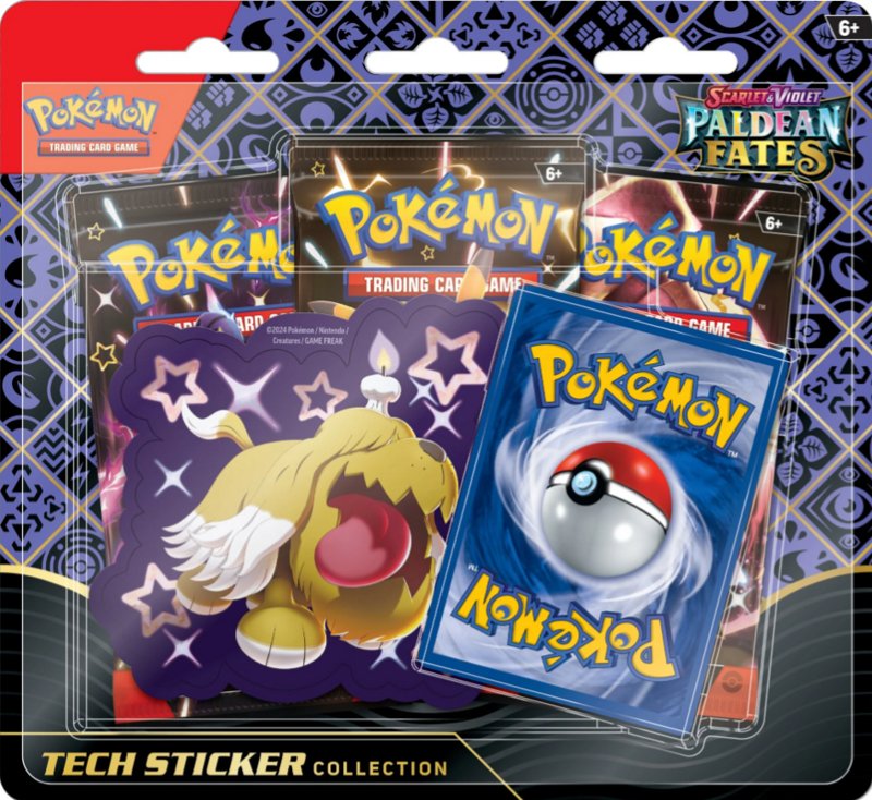 Pokemon TCG: Scarlet & Violet 4.5 - Paldean Fates Tech Sticker Collection - Greavard - Gathering Games