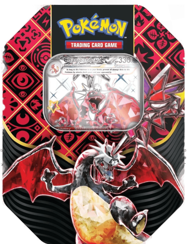 Pokemon TCG: Scarlet & Violet 4.5 - Paldean Fates Tin - Charizard - Gathering Games