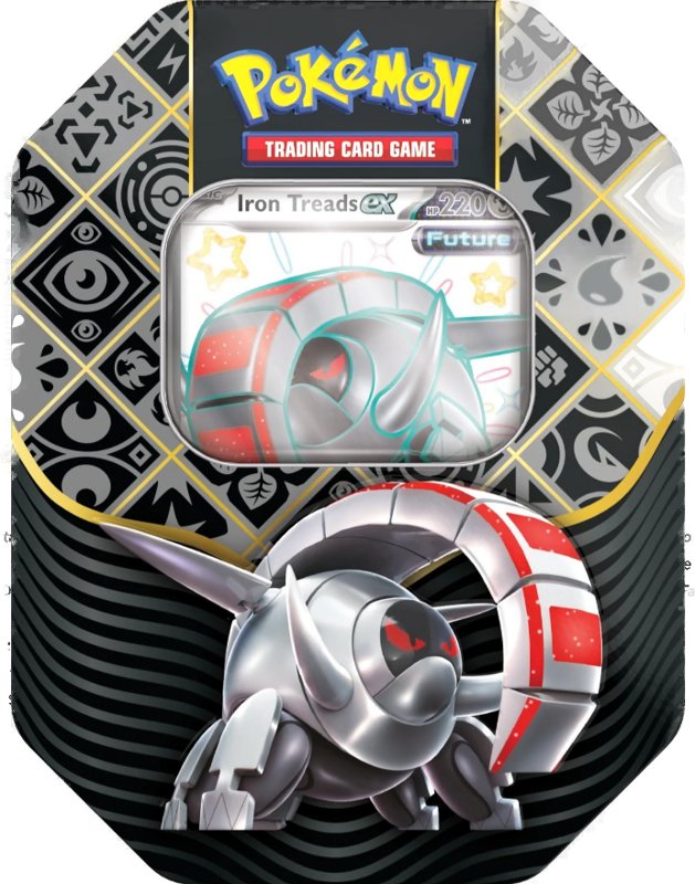 Pokemon TCG: Scarlet & Violet 4.5 - Paldean Fates Tin - Iron Treads - Gathering Games