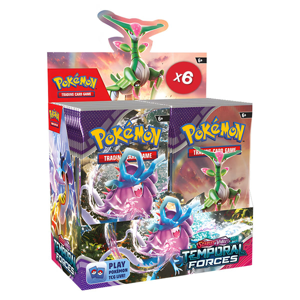 Pokemon TCG: Scarlet & Violet 5 - Temporal Forces Case (6 Booster Boxes) - 1