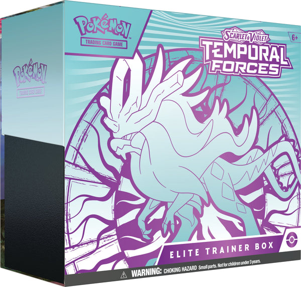 Pokemon TCG: Scarlet & Violet 5 - Temporal Forces Elite Trainer Box - Walking Wake - 1