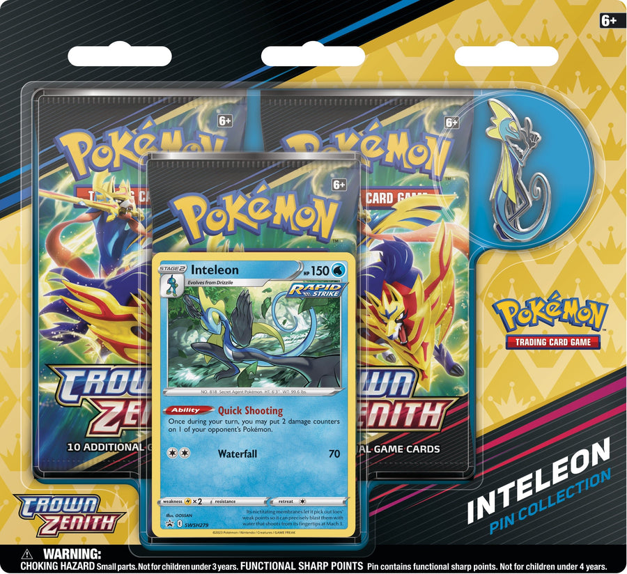 Pokemon TCG - Sword & Shield 12.5: Crown Zenith - Pin Collection - Gathering Games