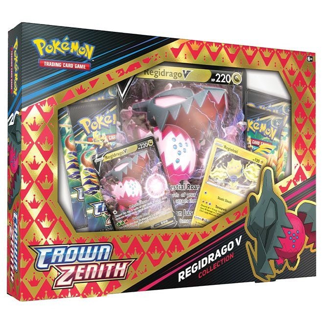 Pokemon TCG - Sword & Shield 12.5: Crown Zenith - Regidrago V Collection - Gathering Games