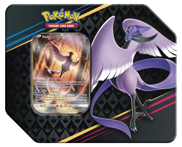 Pokemon TCG - Sword & Shield 12.5: Crown Zenith - Special Art 7" Tin Articuno - Gathering Games
