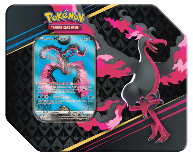 Pokemon TCG - Sword & Shield 12.5: Crown Zenith - Special Art 7" Tin Moltres - Gathering Games