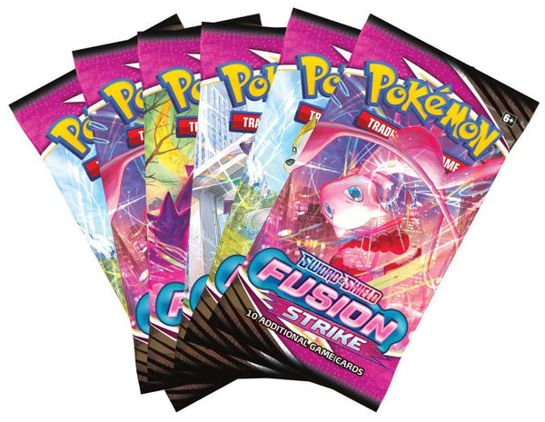 Pokemon TCG - Sword & Shield 8 Fusion Strike - 6 x Booster Packs - 1