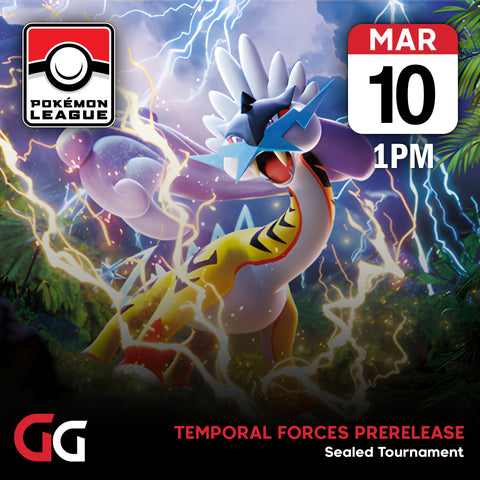 Pokemon TCG: Temporal Forces Prelease | 10th March 2024 | Skipton - Gathering Games