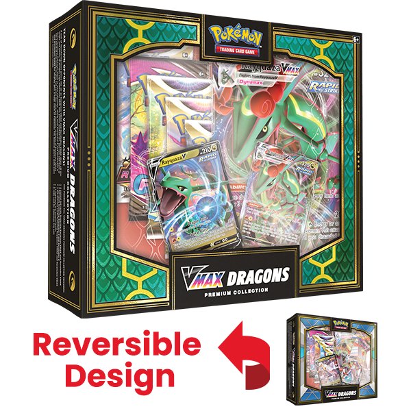 Pokemon TCG: VMAX Dragons Premium Collection - Rayquaza/Duraludon - Gathering Games