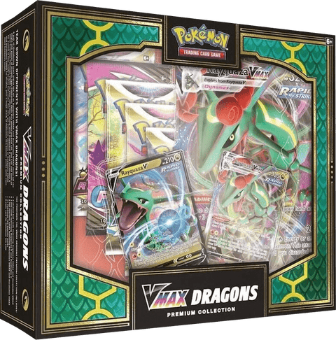 Pokemon TCG: VMAX Dragons Premium Collection - Rayquaza/Duraludon - Gathering Games