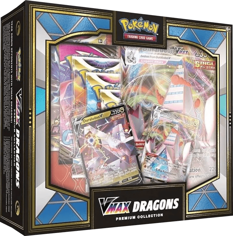 Pokemon TCG: VMAX Dragons Premium Collection - Rayquaza/Duraludon - Gathering Games