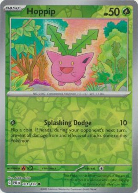 Scarlet & Violet 2 Paldea Evolved 001/193 Hoppip - Reverse Holo - Gathering Games