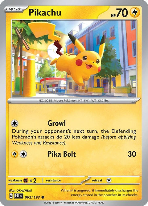 Scarlet & Violet 2 Paldea Evolved 062/193 Pikachu - Gathering Games