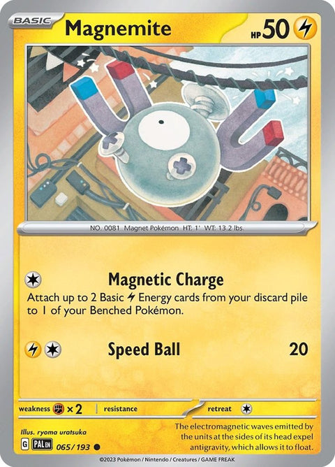 Scarlet & Violet 2 Paldea Evolved 065/193 Magnemite - Gathering Games