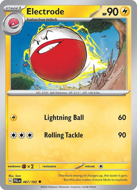 Scarlet & Violet 2 Paldea Evolved 067/193 Electrode - Gathering Games